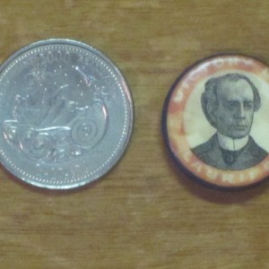 1896 Sir Wilfred Laurier Liberal Election Button