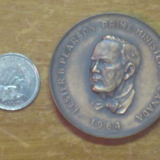 1964 Lester Pearson Commemorative Medallion Flag