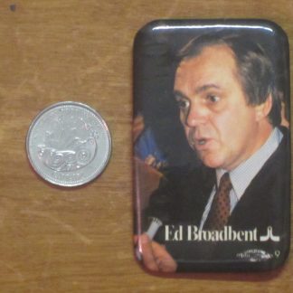 1979 Ed Broadbent NDP Election Button