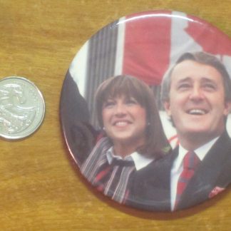 1984 Brian & Mila Mulroney PC Party Election Button