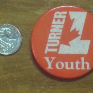 1984 John Turner Liberal Party Election Button