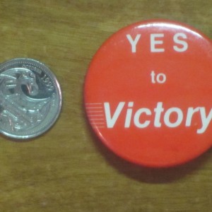1986 Anti John Turner Liberal Party Convention Button
