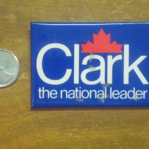 Joe Clark Leadership Button