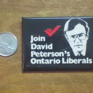 1985 David Peterson Ontario Liberal Election Button