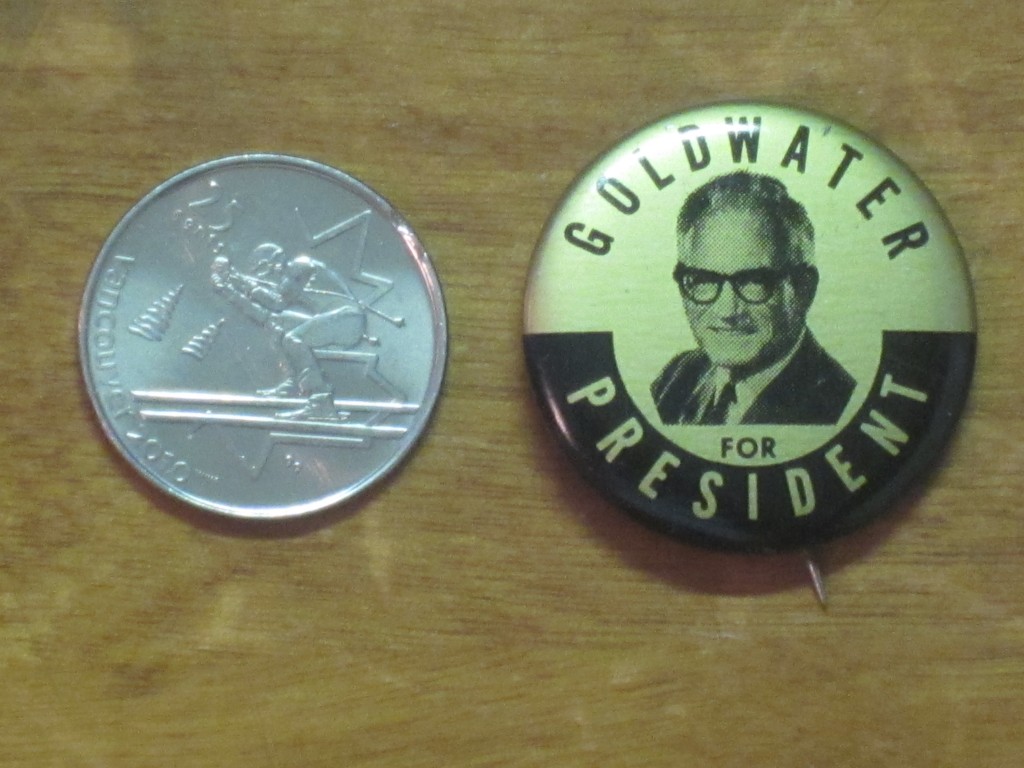 1964 Barry Goldwater Election Button Bill S Political Shoppe   IMG 2800 1024x768 