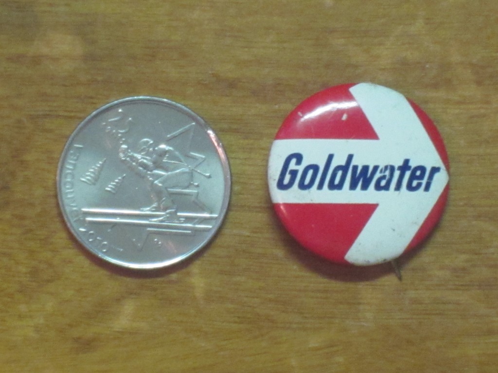 1964 Barry Goldwater Election Button Bill S Political Shoppe   IMG 2803 1024x768 