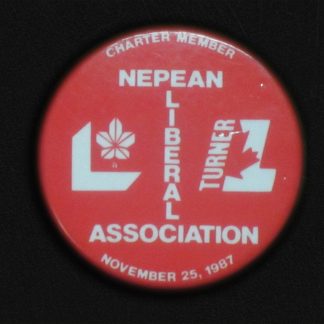 1987 Nepean Liberal Charter Member Button