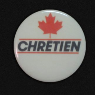 Jean Chretien Button from the 1984 Leadership Campaign