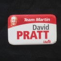 2004 Paul Martin-David Pratt Coattail Election Button