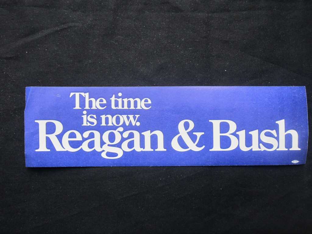Ronald Reagan bumper sticker presidential election