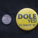 1992 Bob Dole KS Senate Election Button - Image 2