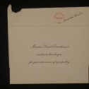 1969 Mamie Eisenhower Thank You Card w/Envelope