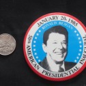 1985 Ronald Reagan Inauguration Button - Image 2