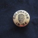 1964 Barry Goldwater Election Button