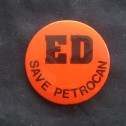 Ed Broadbent NDP Save Petrocan Button