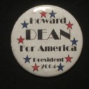 2004 Howard Dean Primaries Button