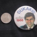 1988 Michael Dukakis Election Button - Image 2