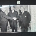1948 William Lyon Mackenzie King & Louis St. Laurent Press Photo - Image 2