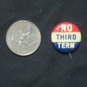 1940 Franklin Roosevelt Novelty Button - Image 2