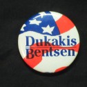 1988 Michael Dukakis Election Button