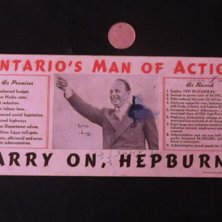 Mitch Hepburn Re-Election Blotter - Image 2
