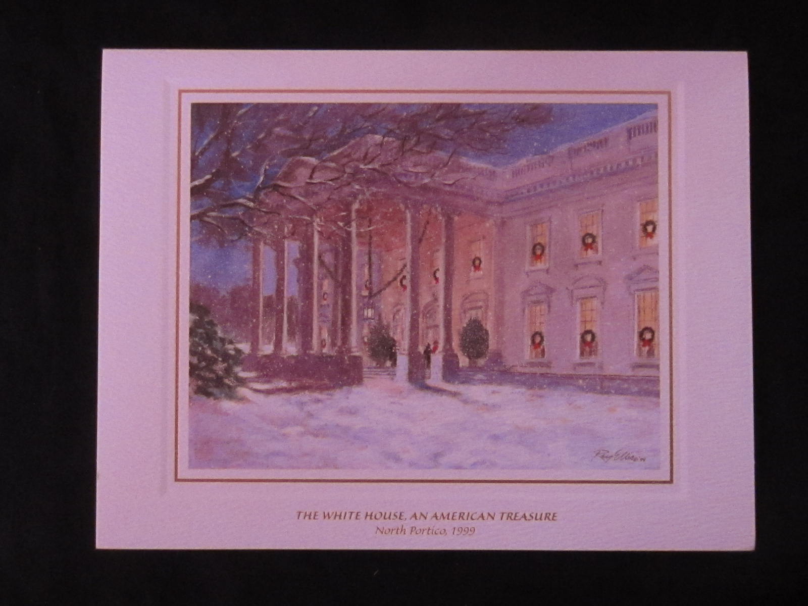SMALL Clinton *BRAND NEW* 1999 SET White House OFFICIAL Christmas Card LARGE 