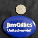 1976 PC Party Leadership Jim Gillies Button - Image 2