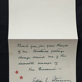 Adlai Stevenson Christmas Card