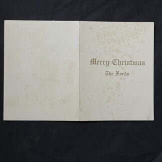 Congressman Gerald Ford Christmas Card